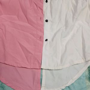 Pink White Cute Trendy Shirt