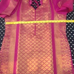 Pink Kurta.