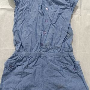 Baby Girl Wear Denim Frock