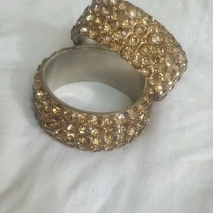 Golden Stone Bangles