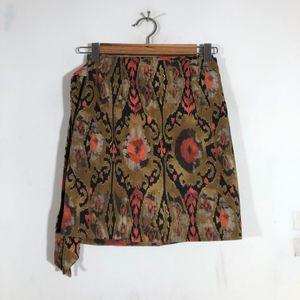 Multi Colour Printed Wrap Around Skirt (Women’s)