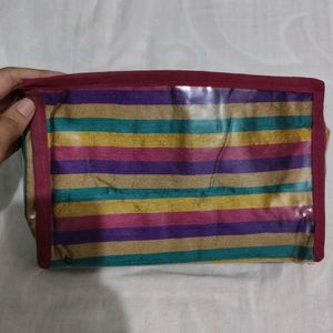 Pouch For Socks, Napkins, Makeup. Multichain Pocke