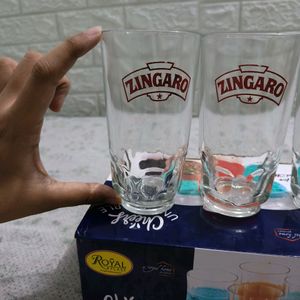 A Set Of 3 Glass