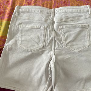 White Shorts Denim