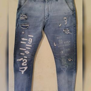 Blue Denim Jeans (Size 32)