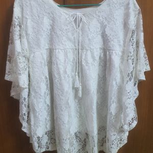 ✨️✨️Price DROP✨️✨️White Lace Top