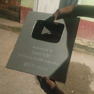 Silver Play Button