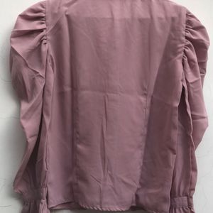 Shirt With Puff Sleeves