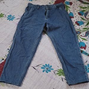 Dark Blue Mom Fit Jeans For Women