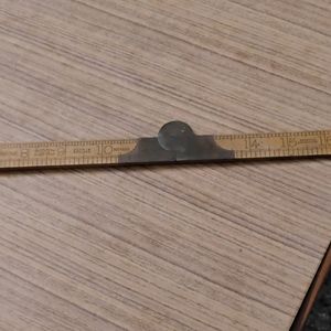 2 Vintage Wooden Rulers