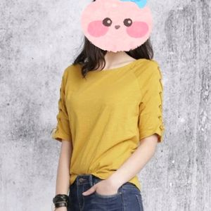 Cute Mustard Yellow Top