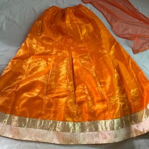 Kurti With Skirt And Dupatta