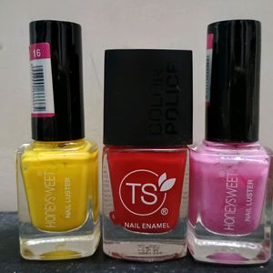 Combo Of 3 Nail Paint