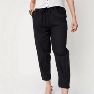 Black Cotton Pants