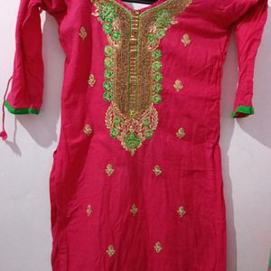 Women Pure Cotton Patiyala Suit