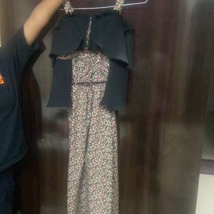 Jumpsuit With Sling Bag