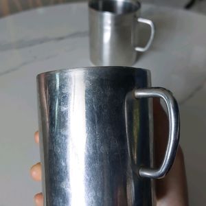 2 Steel Mugs