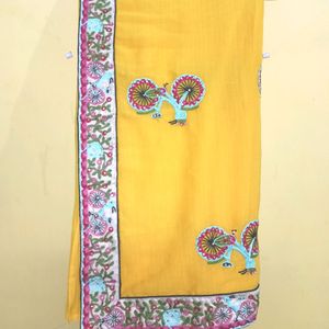 Yellow Saree💛price Drop