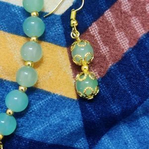 Sea Green Moti Set