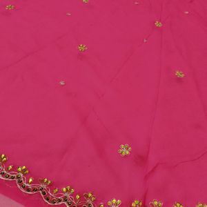 Unstitched Lahenga Choli Fabric And Dupatta