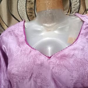 Lavender Silk Suit