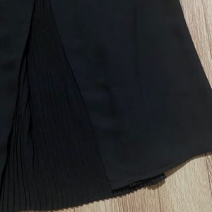 Black Chiffon Formal Top