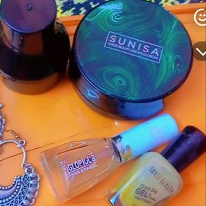 Combo Offer Sunisha Foundation With Nail Paint And