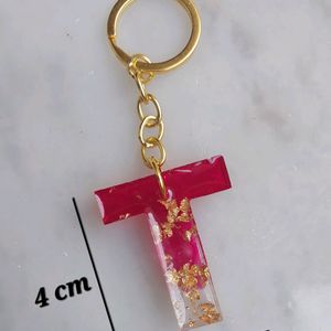 T Letter Keychain/Keyring......