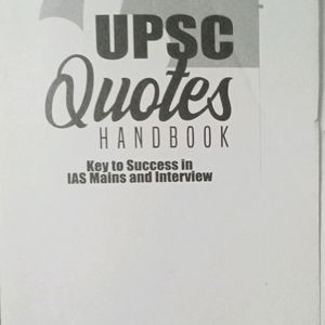 UPSC Quote Handbook