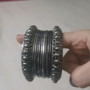 Black Metal Bangles