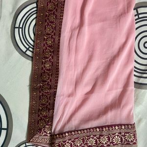 Purple Kurta And Pink Pant With Duppta