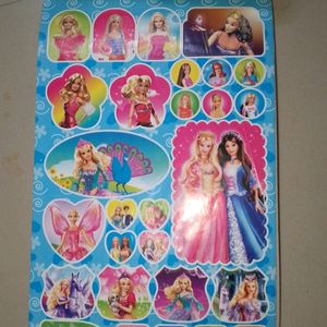 Barbie Stickers.