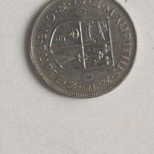 Very Rare Mauritius 2005 One Rupee Coin