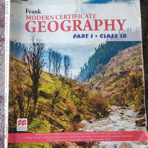 Icse Class 9 Frank Modern Certificate Geography.