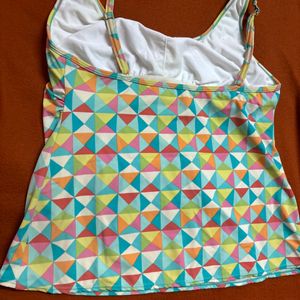 Multi Colour Swim Top