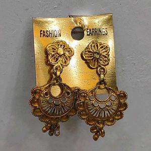 Stylish Golden Earrings