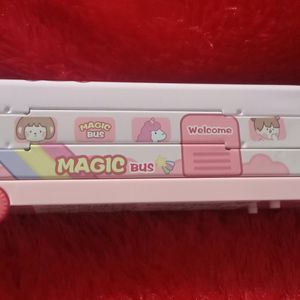 Kids Magic Bus Stationary Box