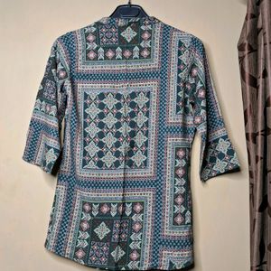 Printed Short Kurta