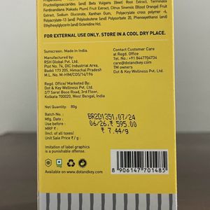 Dot & Key Sunscreen Sealed