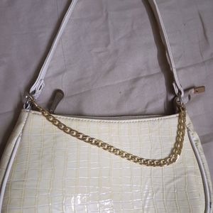 Chain Baguette Shoulder Bag