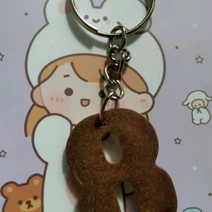 Lucky Number 8 Keychain