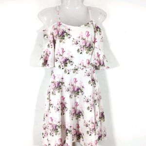 Pretty Floral Printed Women's Dress