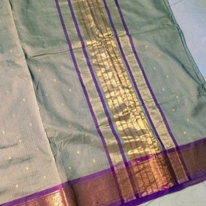 Cotton Silk Pure Gadwal Saree