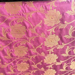 Magenta(Onion Colour) Benarasi Silk