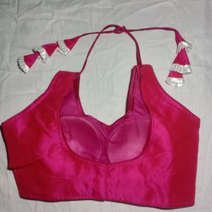 Sleeveless Pink blouse