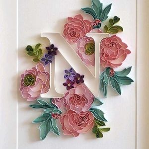 Customized Paper Craft Letter Or Names