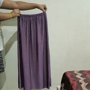 Women Satin Maxi Skirt