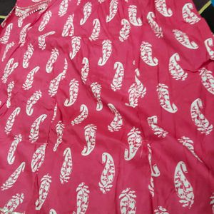 Frock Pant Dupatta Set