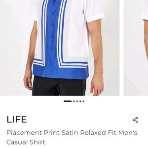 LIFE Relaxed Fit Men's Casual Shirt.