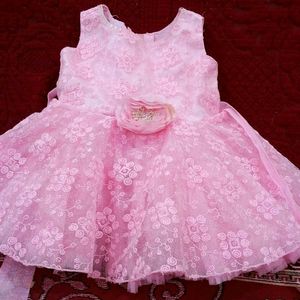 Beautyfull Pink Frock For Baby Girl 💕